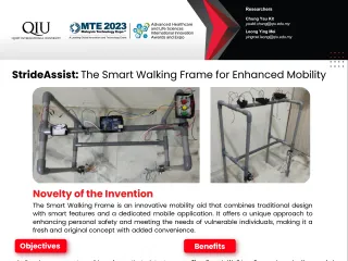 StrideAssist: The Smart Walking Frame for Enhanced Mobility