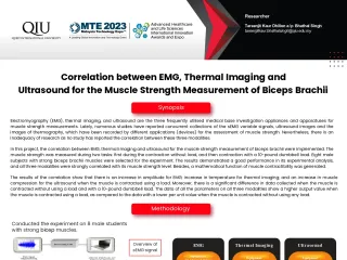 Correlation between EMG, Thermal Imaging and Ultrasound for the Muscle Strength Measurement of Biceps Brachii